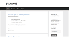 Desktop Screenshot of jadoons.com